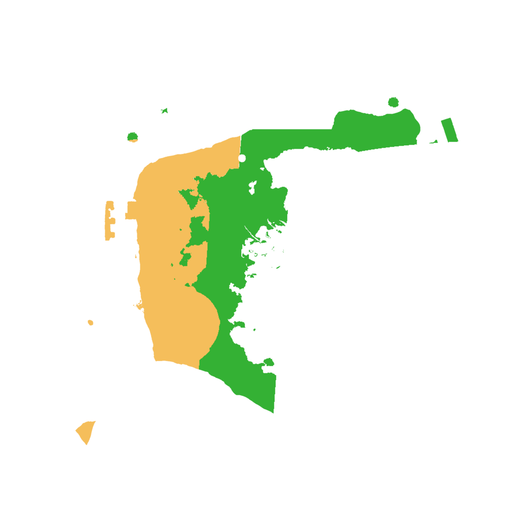 Biome Rust Map: Procedural Map, Size: 2000, Seed: 20260808