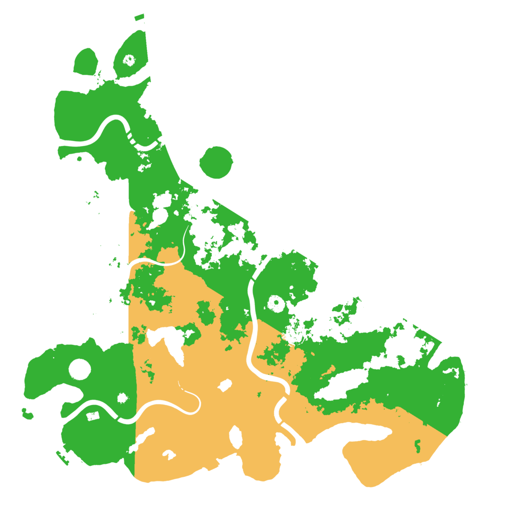 Biome Rust Map: Procedural Map, Size: 4500, Seed: 85468