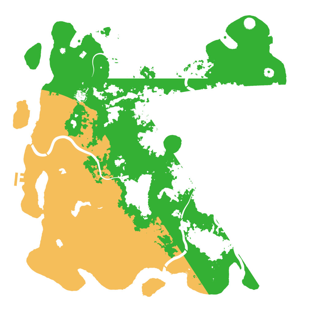 Biome Rust Map: Procedural Map, Size: 4800, Seed: 1087618172