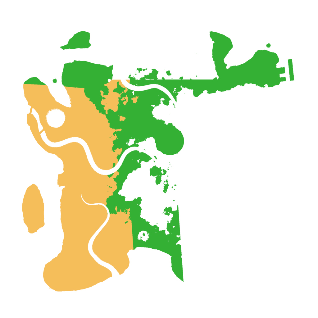 Biome Rust Map: Procedural Map, Size: 3000, Seed: 352770866