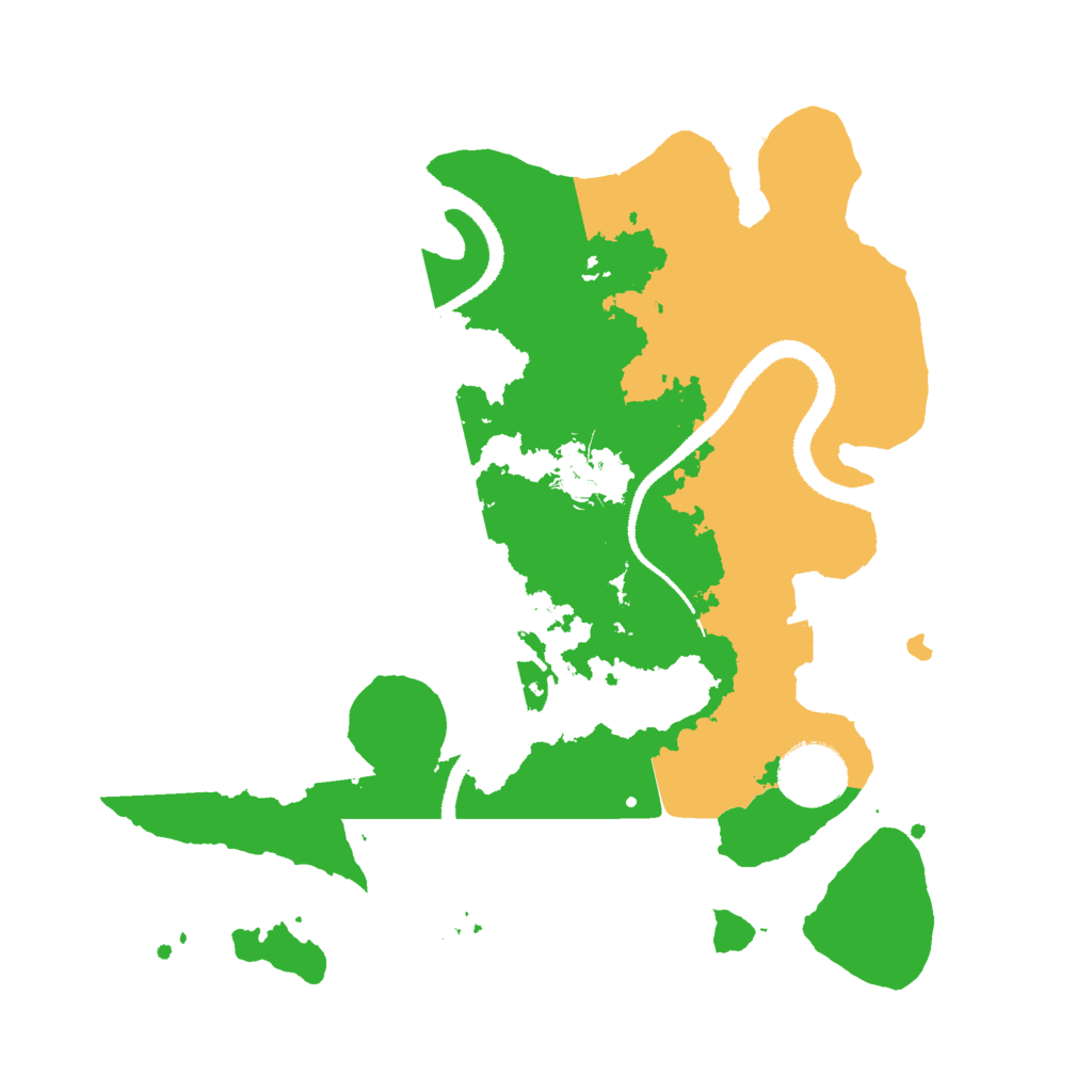 Biome Rust Map: Procedural Map, Size: 3000, Seed: 32106