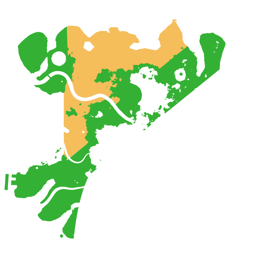 Biome Rust Map: Procedural Map, Size: 3200, Seed: 894