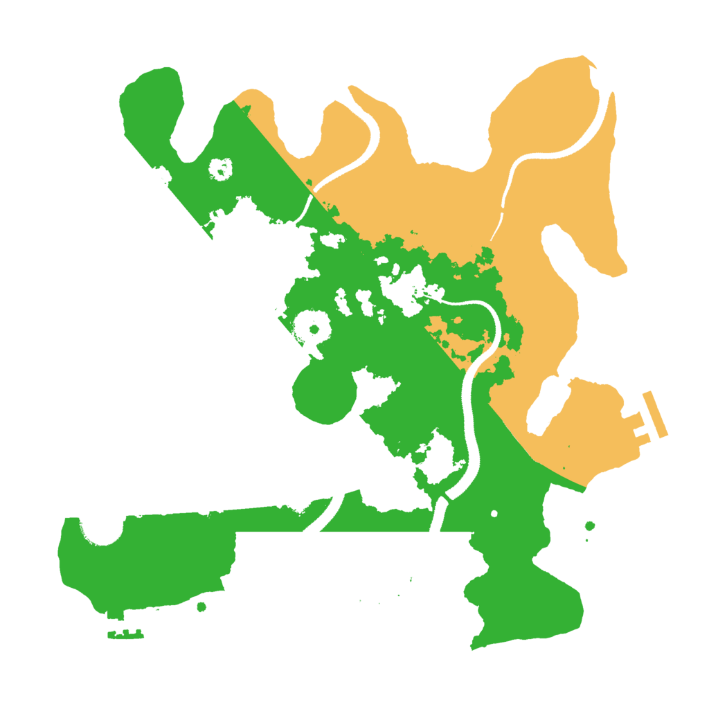 Biome Rust Map: Procedural Map, Size: 3000, Seed: 340574065