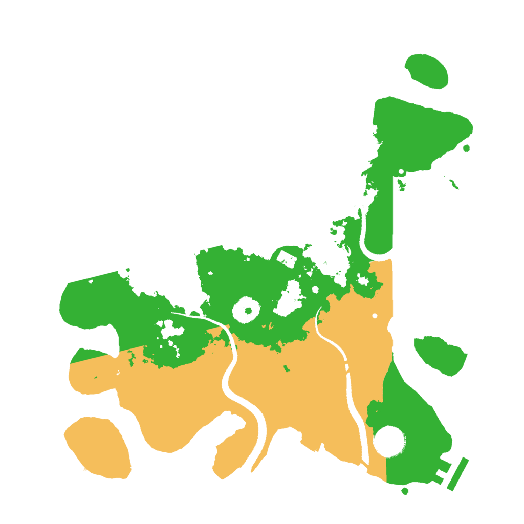 Biome Rust Map: Procedural Map, Size: 3000, Seed: 276498425