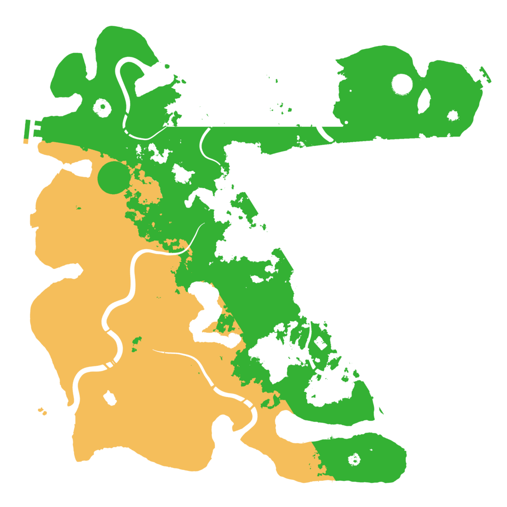 Biome Rust Map: Procedural Map, Size: 4250, Seed: 1289664611