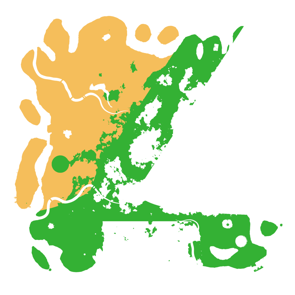 Biome Rust Map: Procedural Map, Size: 4500, Seed: 1763046709