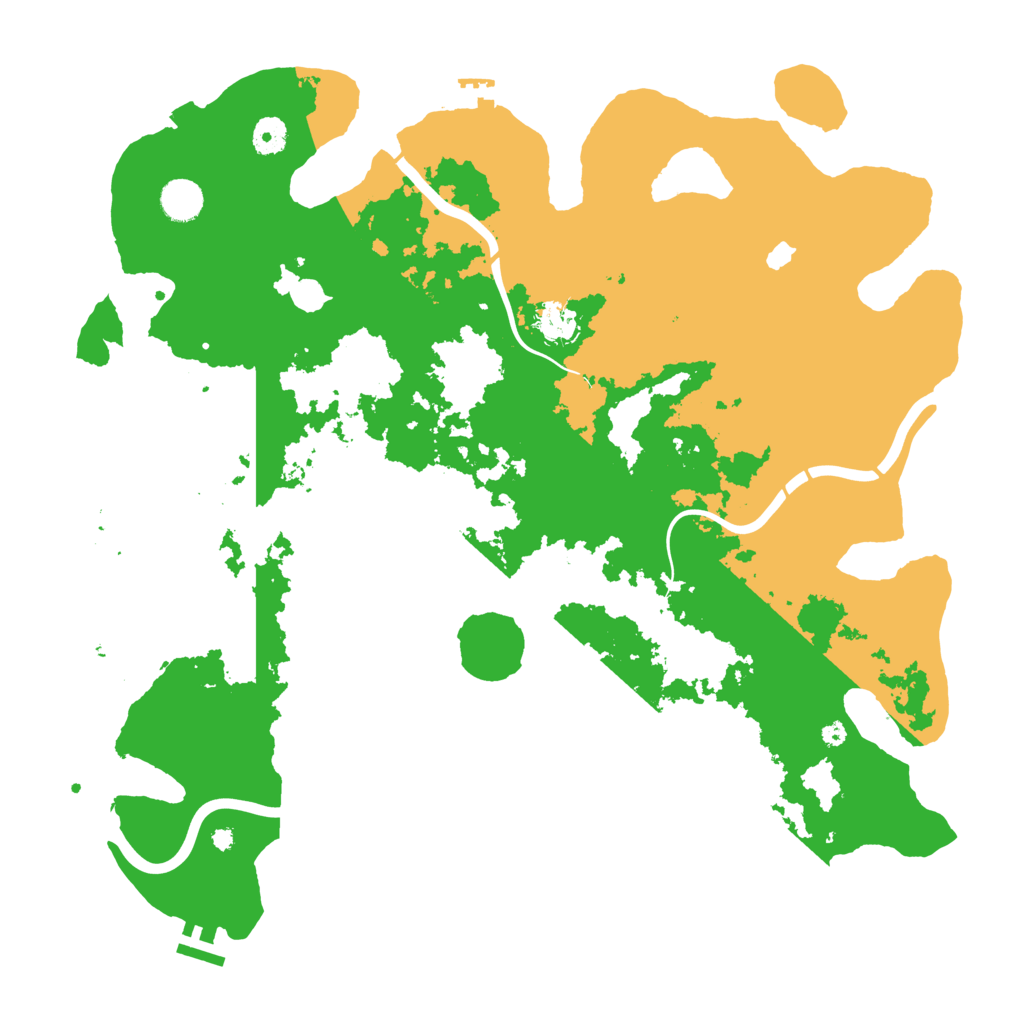 Biome Rust Map: Procedural Map, Size: 4250, Seed: 5516434