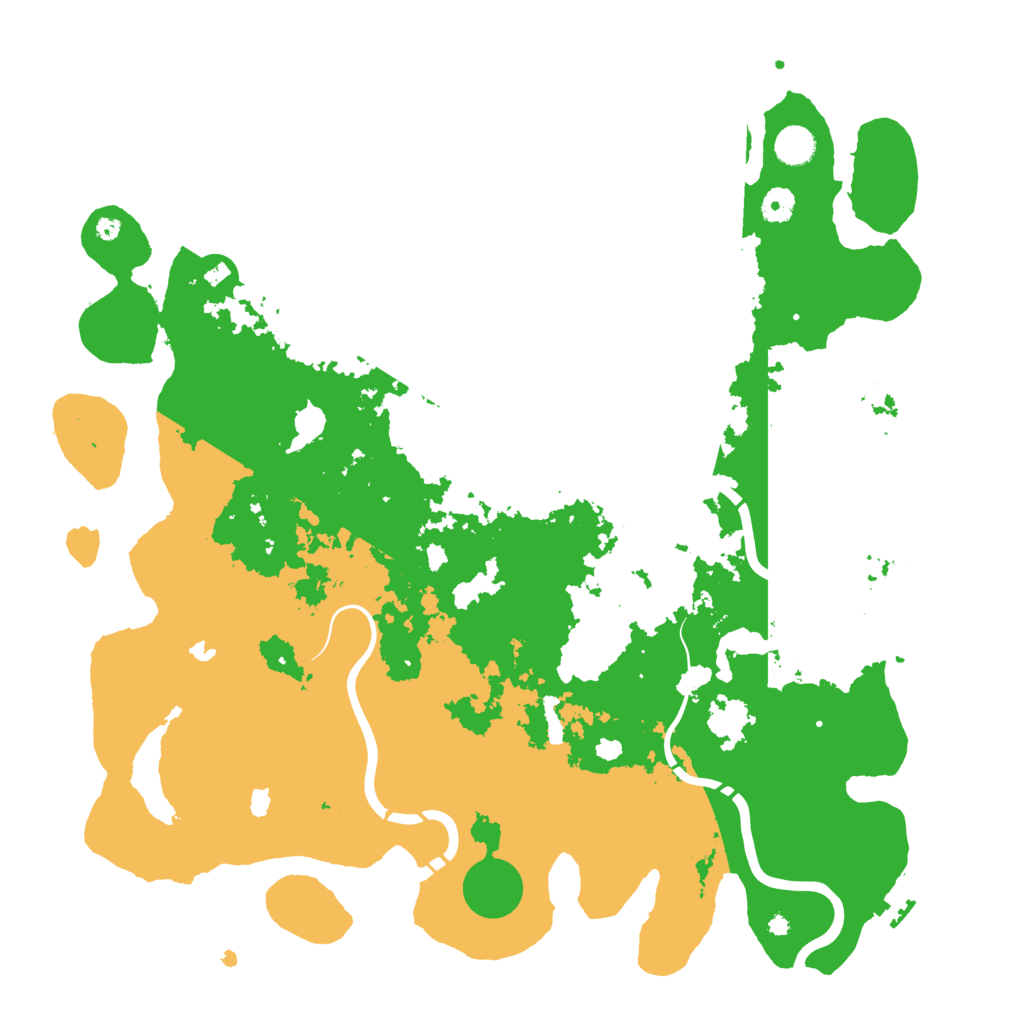 Biome Rust Map: Procedural Map, Size: 4500, Seed: 531684005