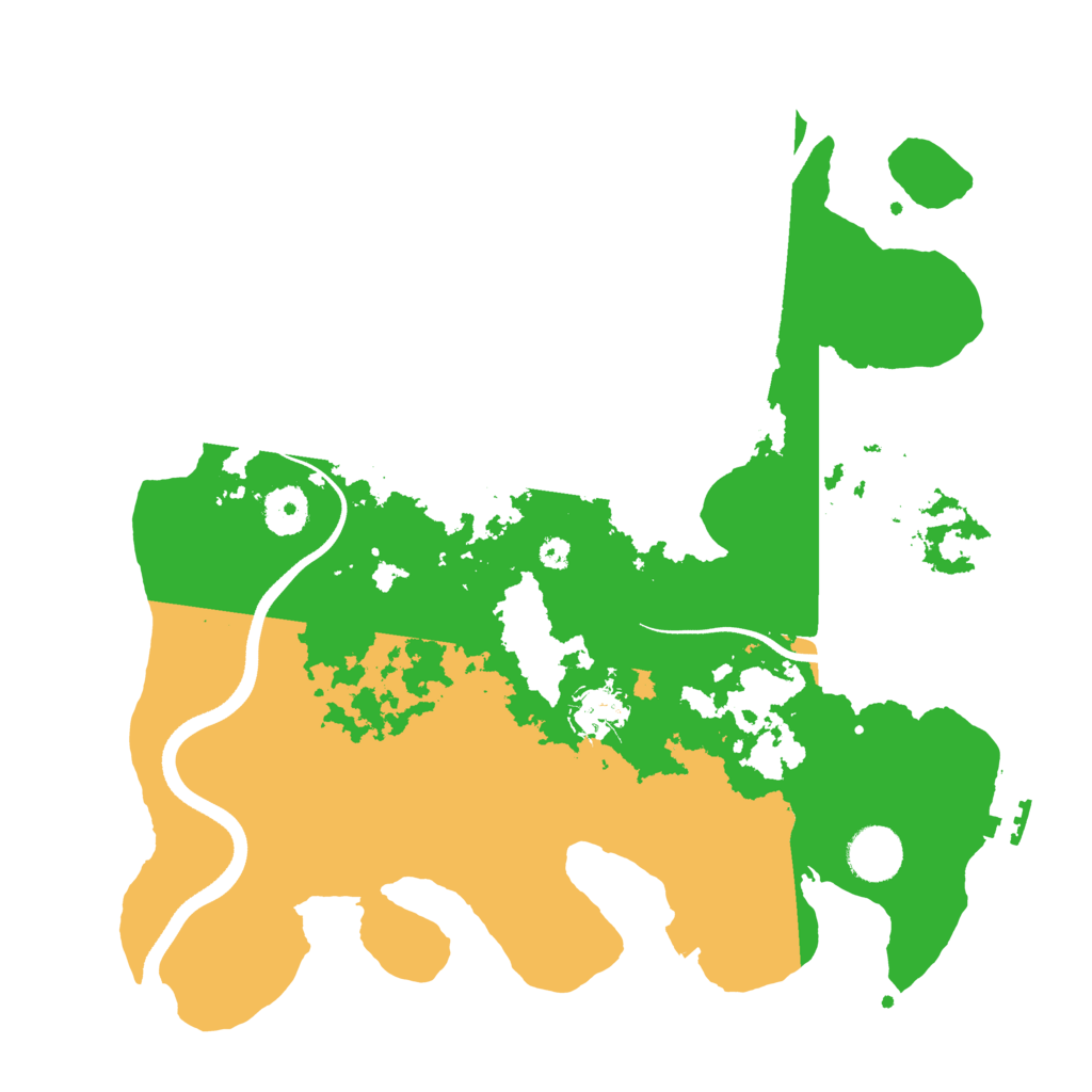 Biome Rust Map: Procedural Map, Size: 3500, Seed: 1743305072