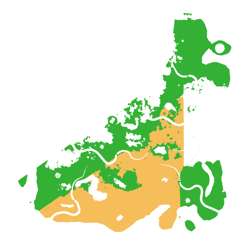 Biome Rust Map: Procedural Map, Size: 4500, Seed: 1847293651
