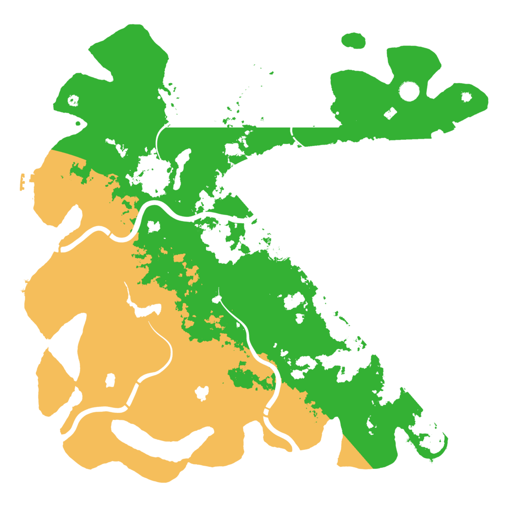 Biome Rust Map: Procedural Map, Size: 4500, Seed: 738894524