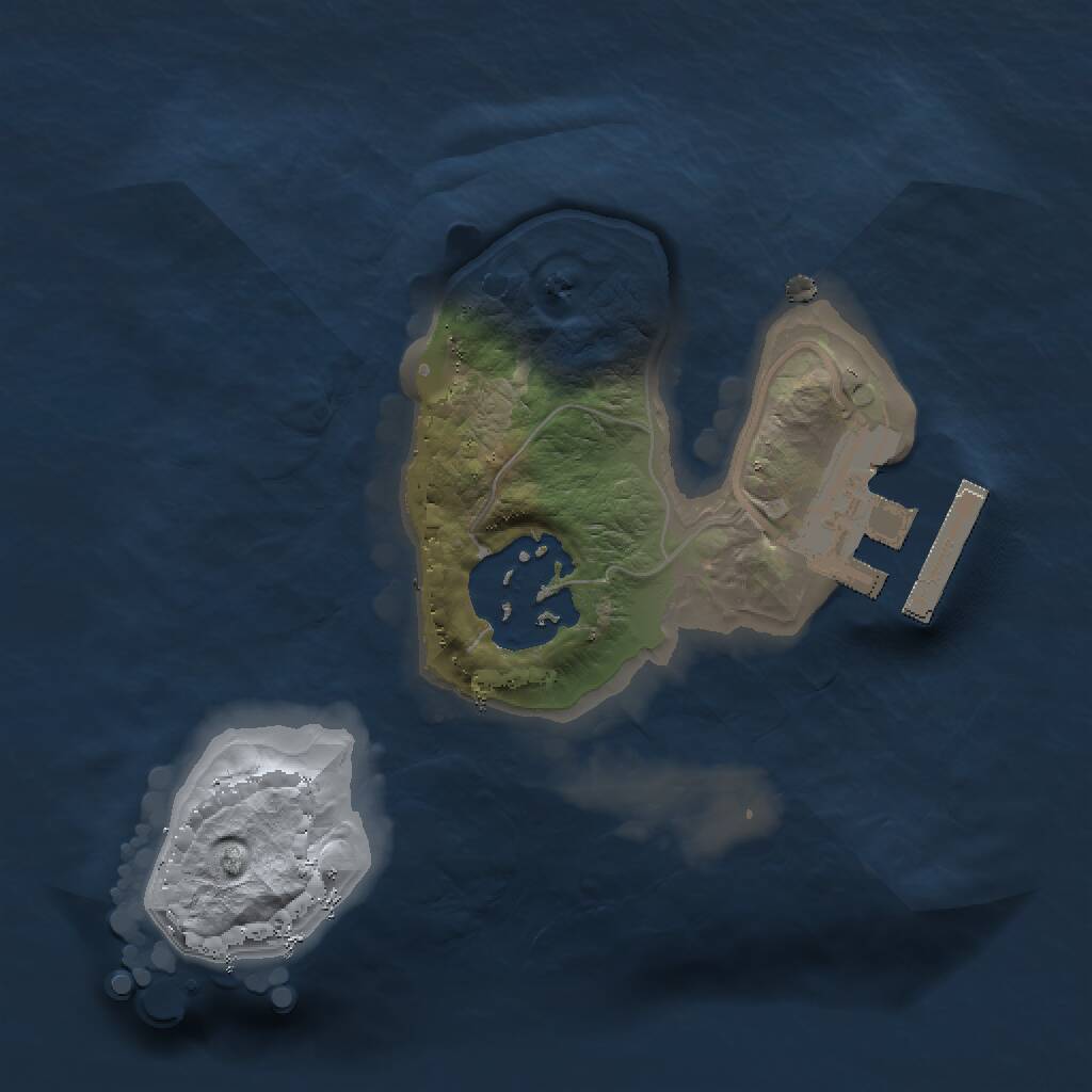 Rust Map: Procedural Map, Size: 1500, Seed: 1829923550, 3 Monuments