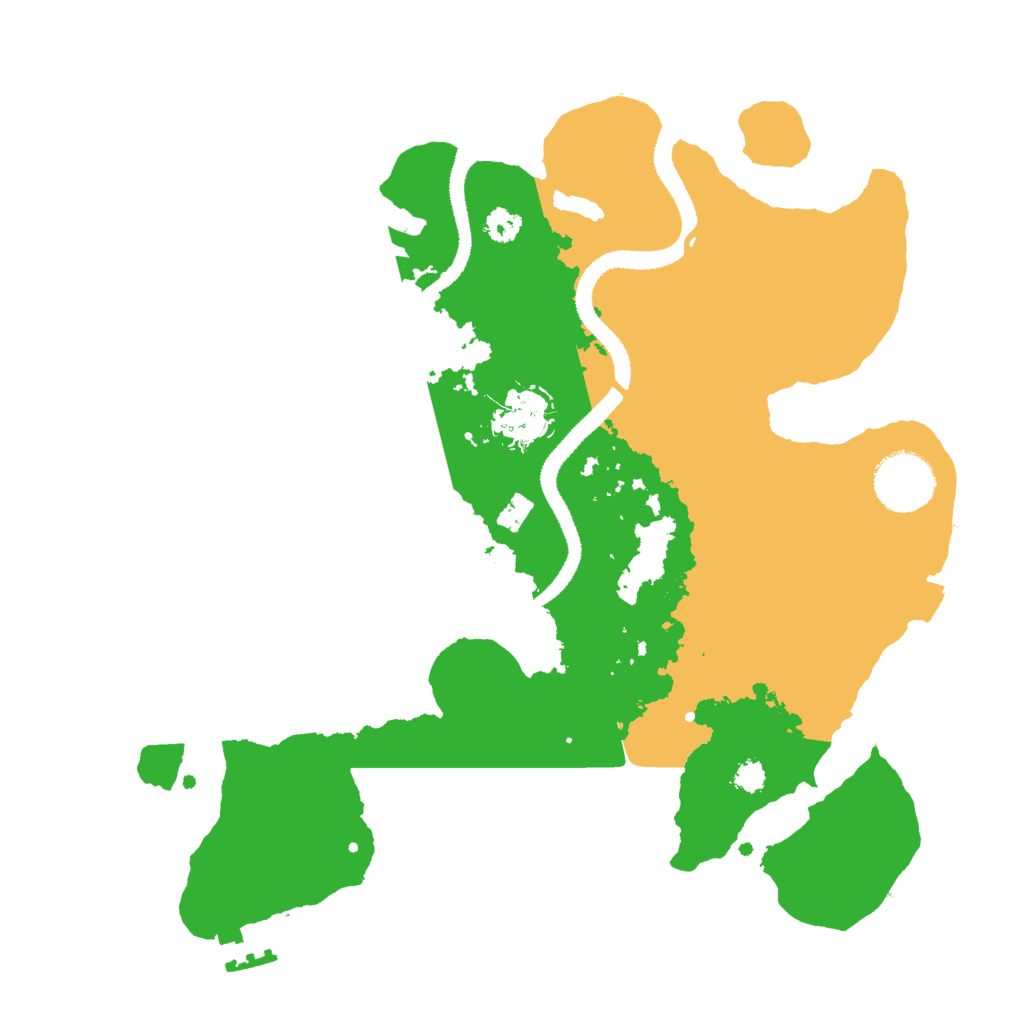 Biome Rust Map: Procedural Map, Size: 3000, Seed: 1776500252