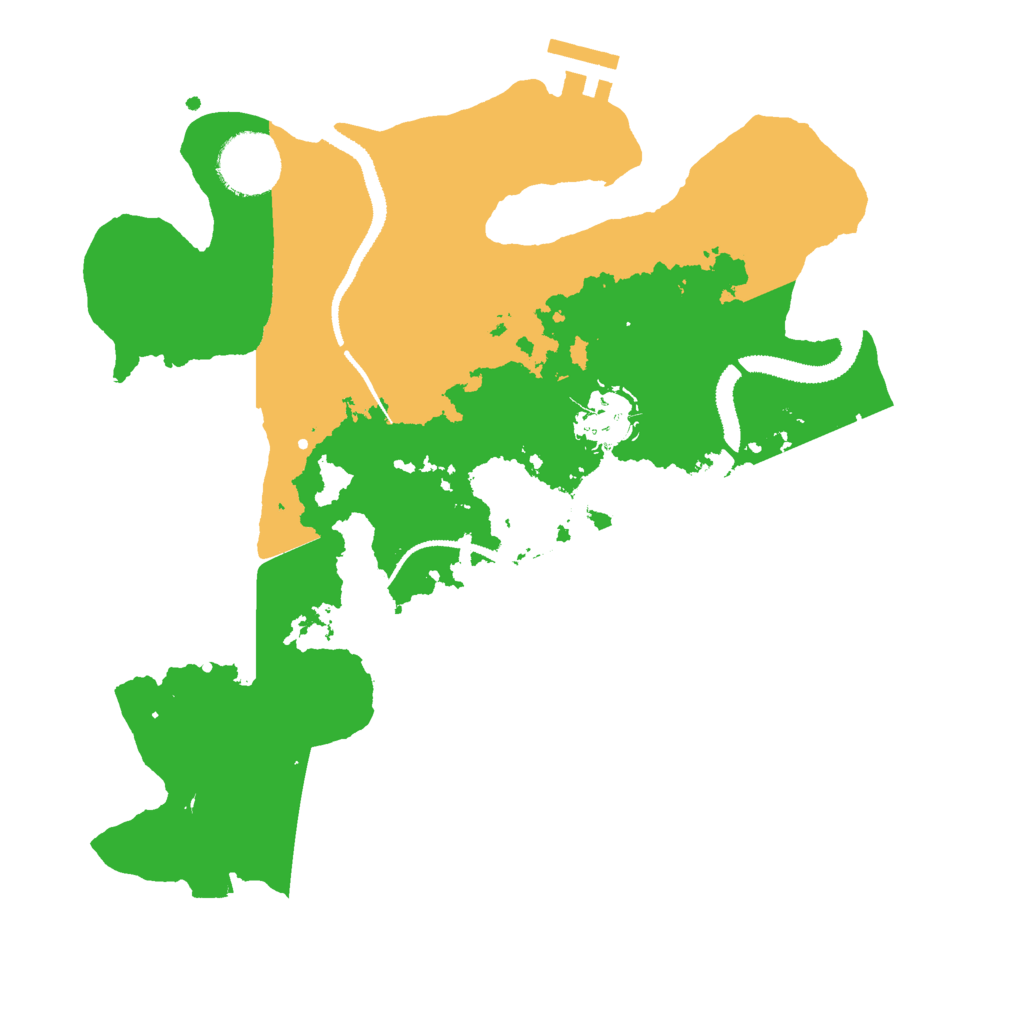 Biome Rust Map: Procedural Map, Size: 2900, Seed: 45690