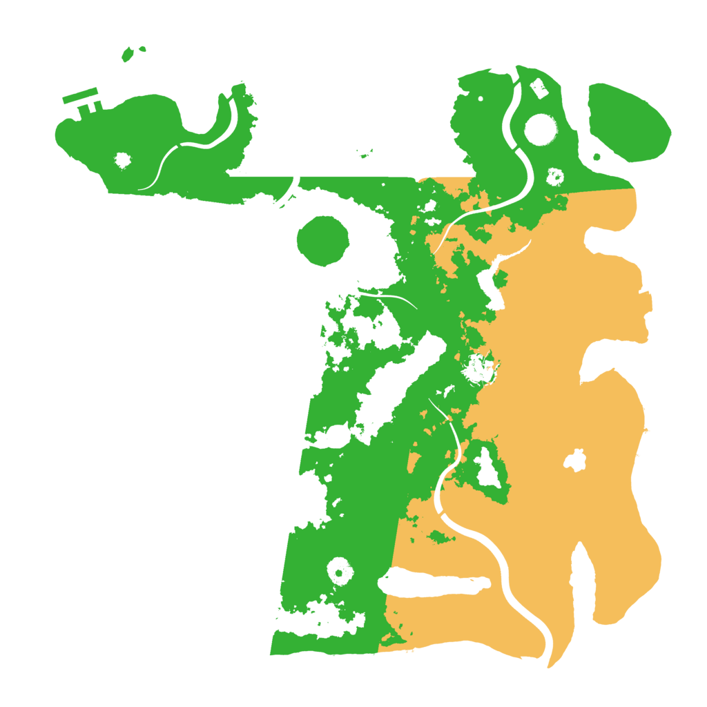 Biome Rust Map: Procedural Map, Size: 4000, Seed: 53090608