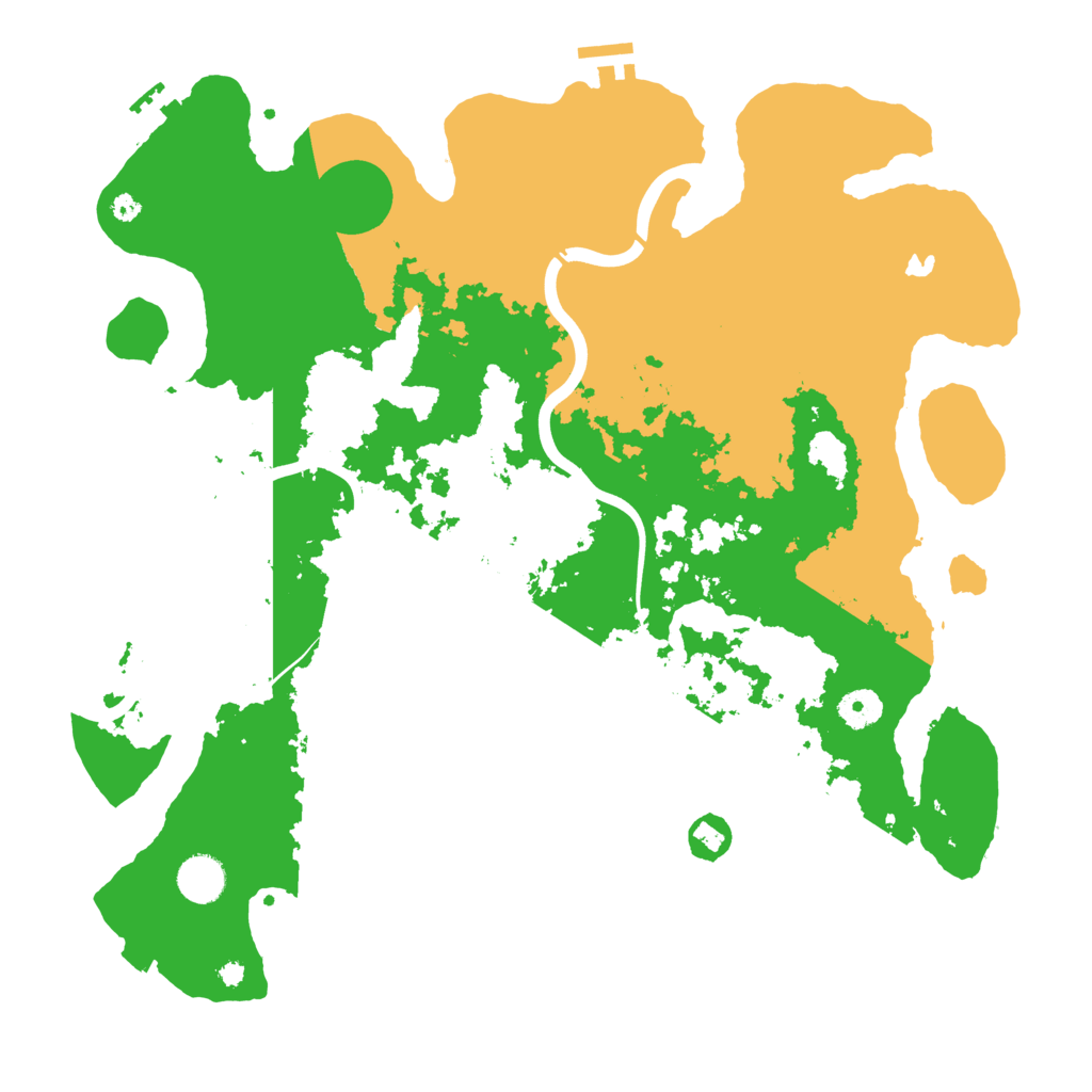 Biome Rust Map: Procedural Map, Size: 4000, Seed: 4342