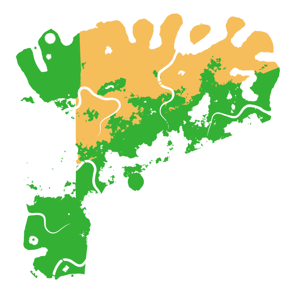 Biome Rust Map: Procedural Map, Size: 5000, Seed: 353071564