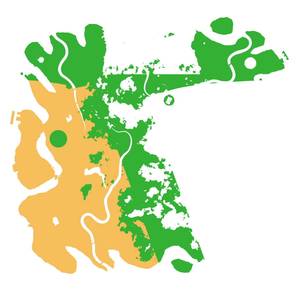 Biome Rust Map: Procedural Map, Size: 4500, Seed: 693164665