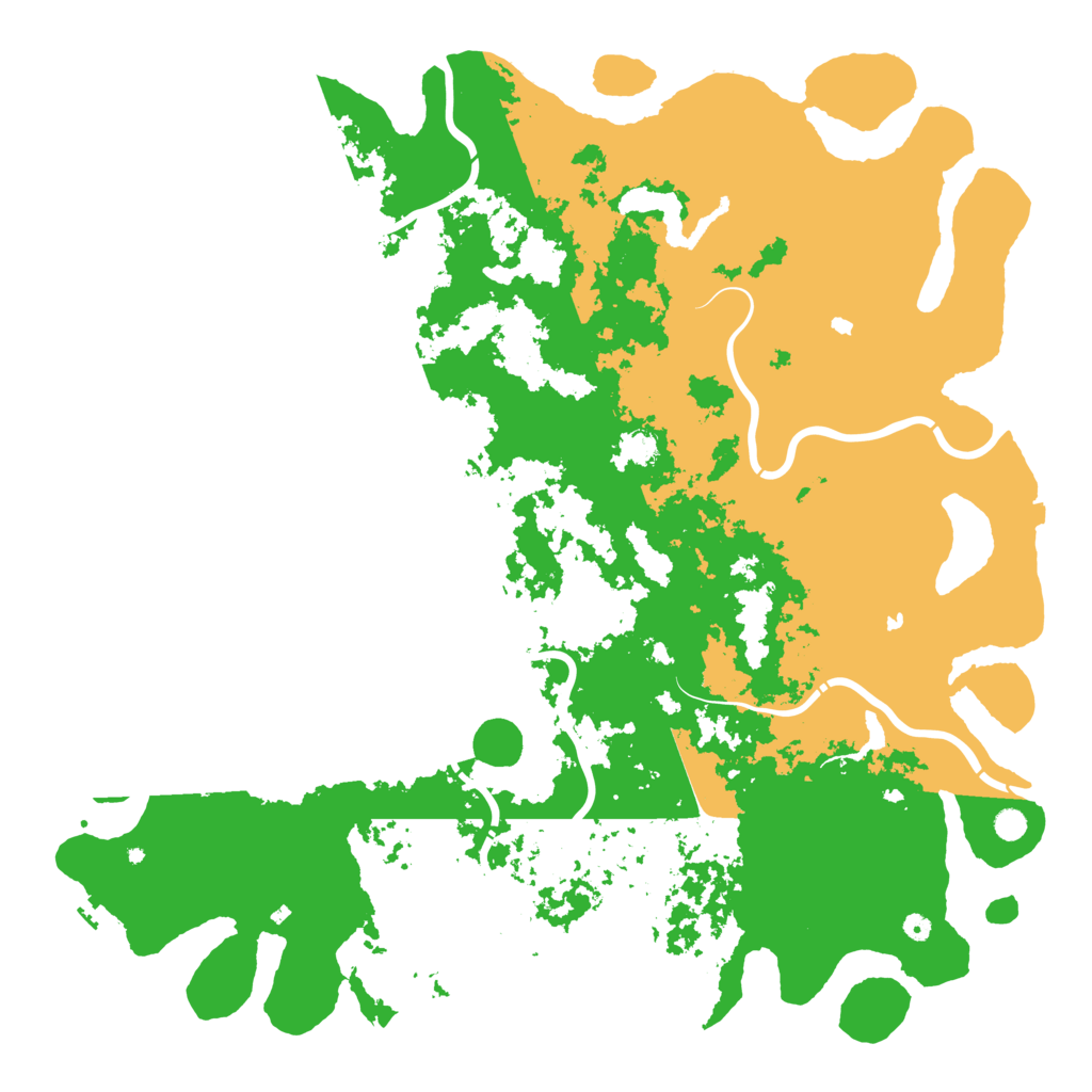 Biome Rust Map: Procedural Map, Size: 6000, Seed: 1629482