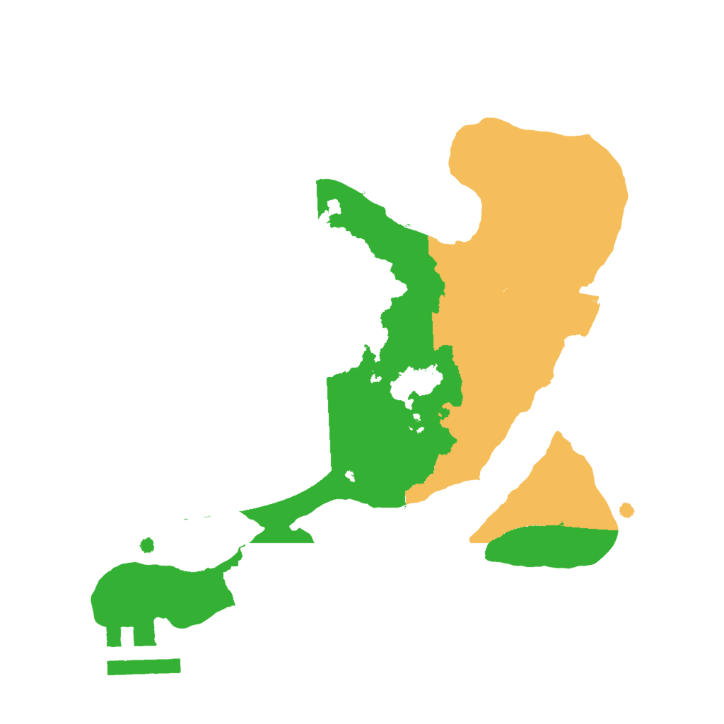 Biome Rust Map: Procedural Map, Size: 2000, Seed: 51281