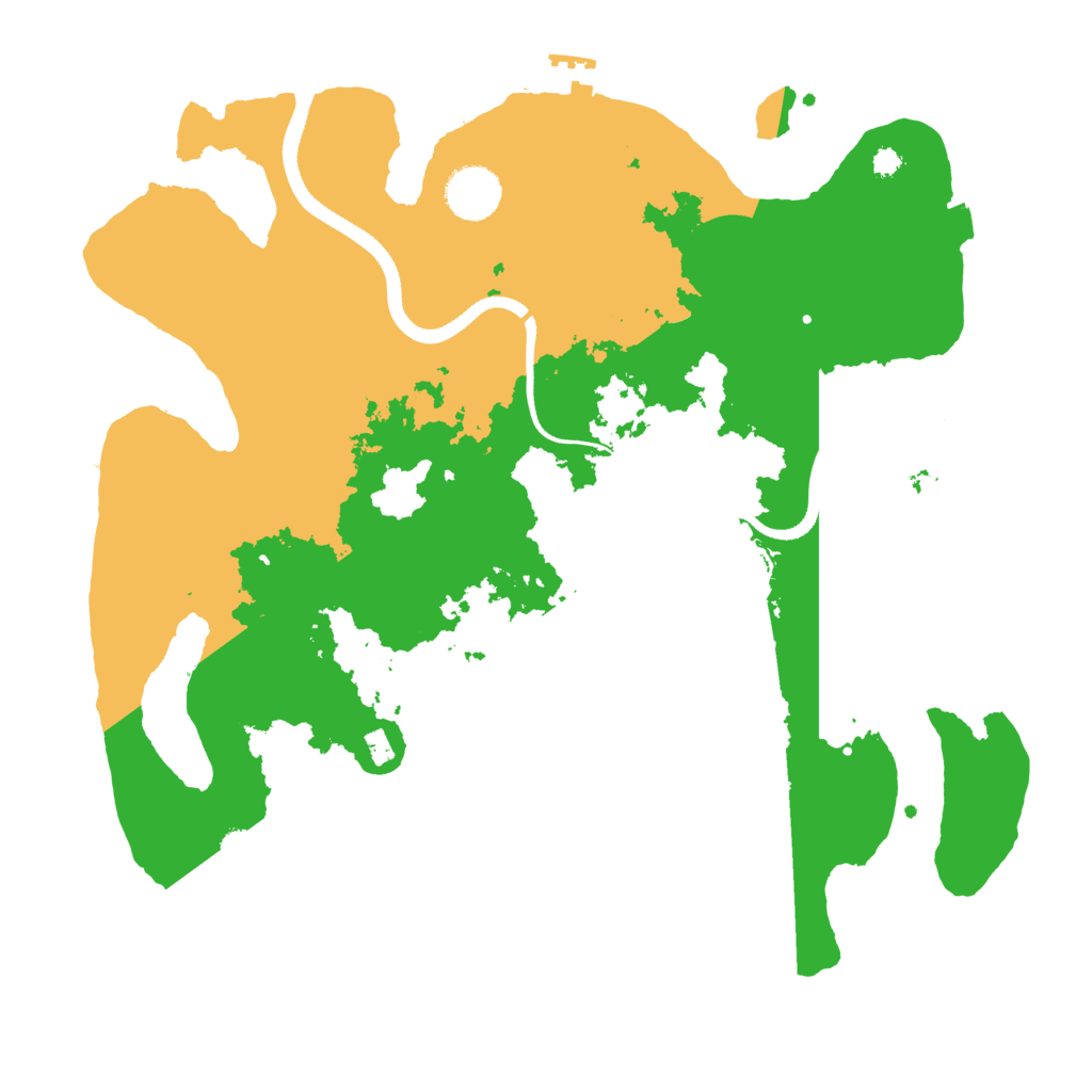 Biome Rust Map: Procedural Map, Size: 3500, Seed: 1994038922