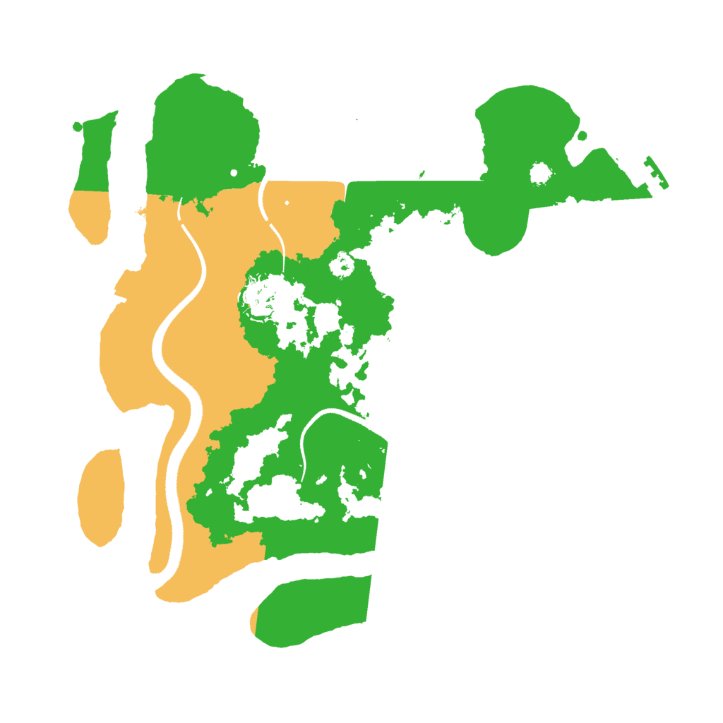 Biome Rust Map: Procedural Map, Size: 3000, Seed: 5101644