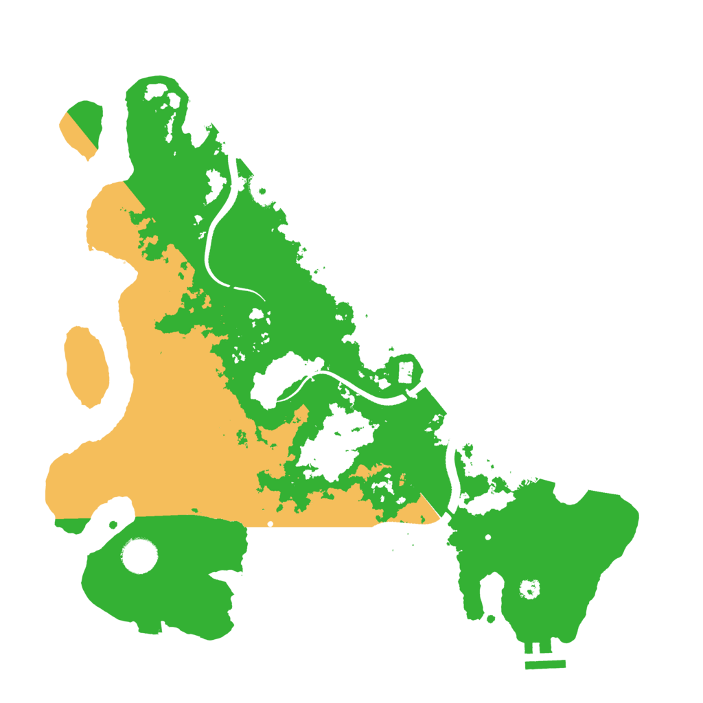 Biome Rust Map: Procedural Map, Size: 3500, Seed: 2310789