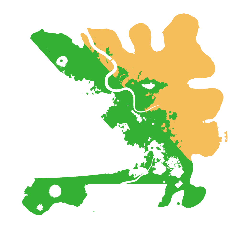 Biome Rust Map: Procedural Map, Size: 3500, Seed: 1921907104
