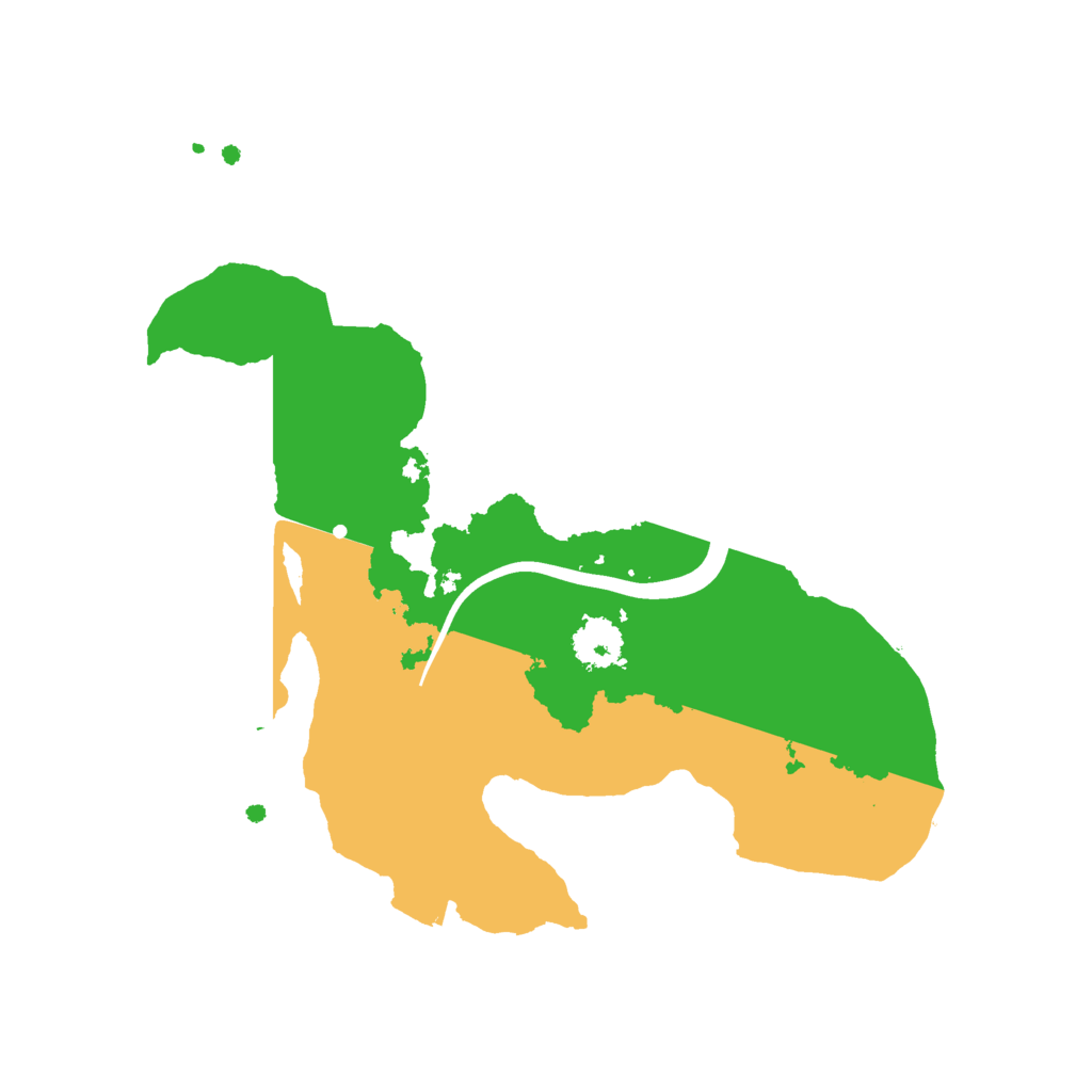 Biome Rust Map: Procedural Map, Size: 2300, Seed: 94639