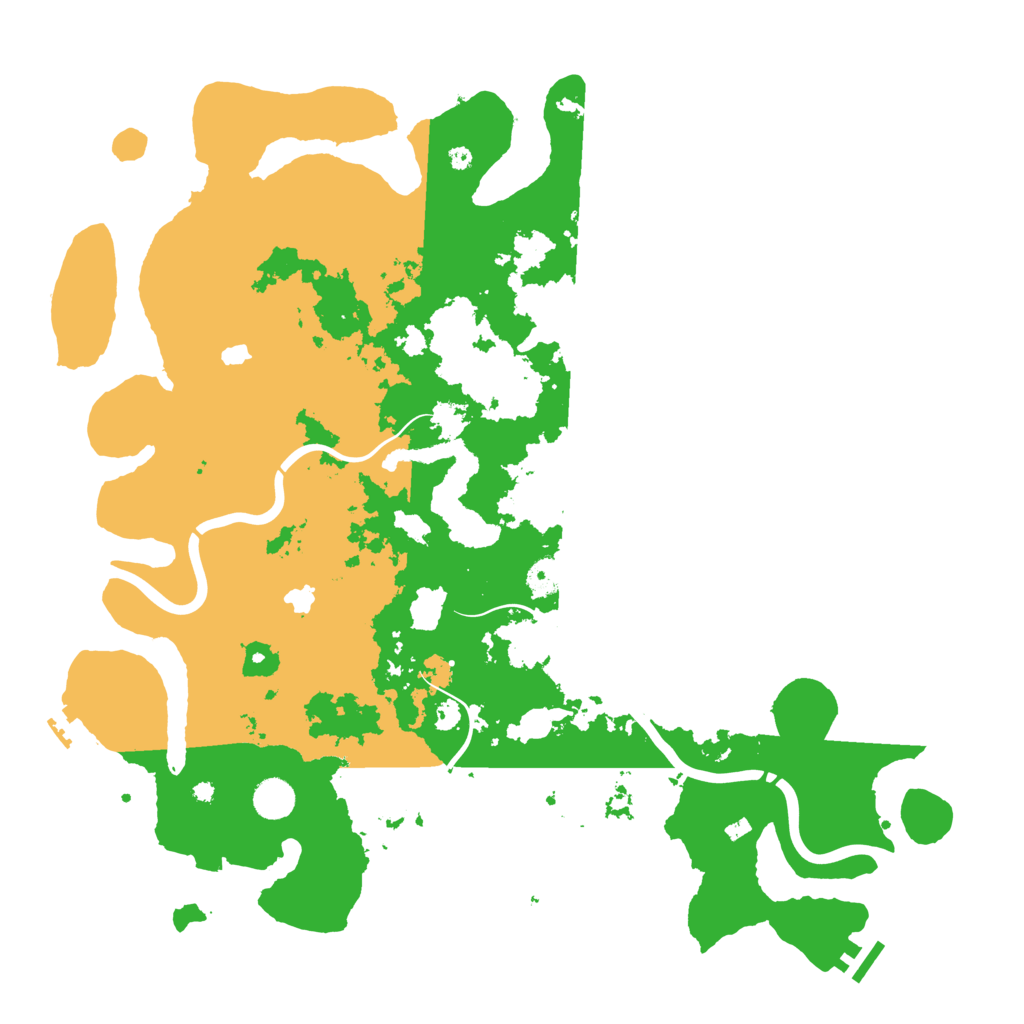 Biome Rust Map: Procedural Map, Size: 4500, Seed: 972419176