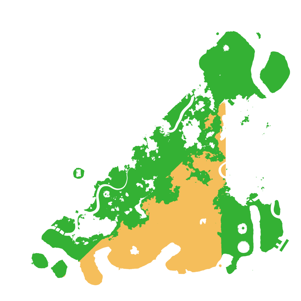 Biome Rust Map: Procedural Map, Size: 4500, Seed: 123141414