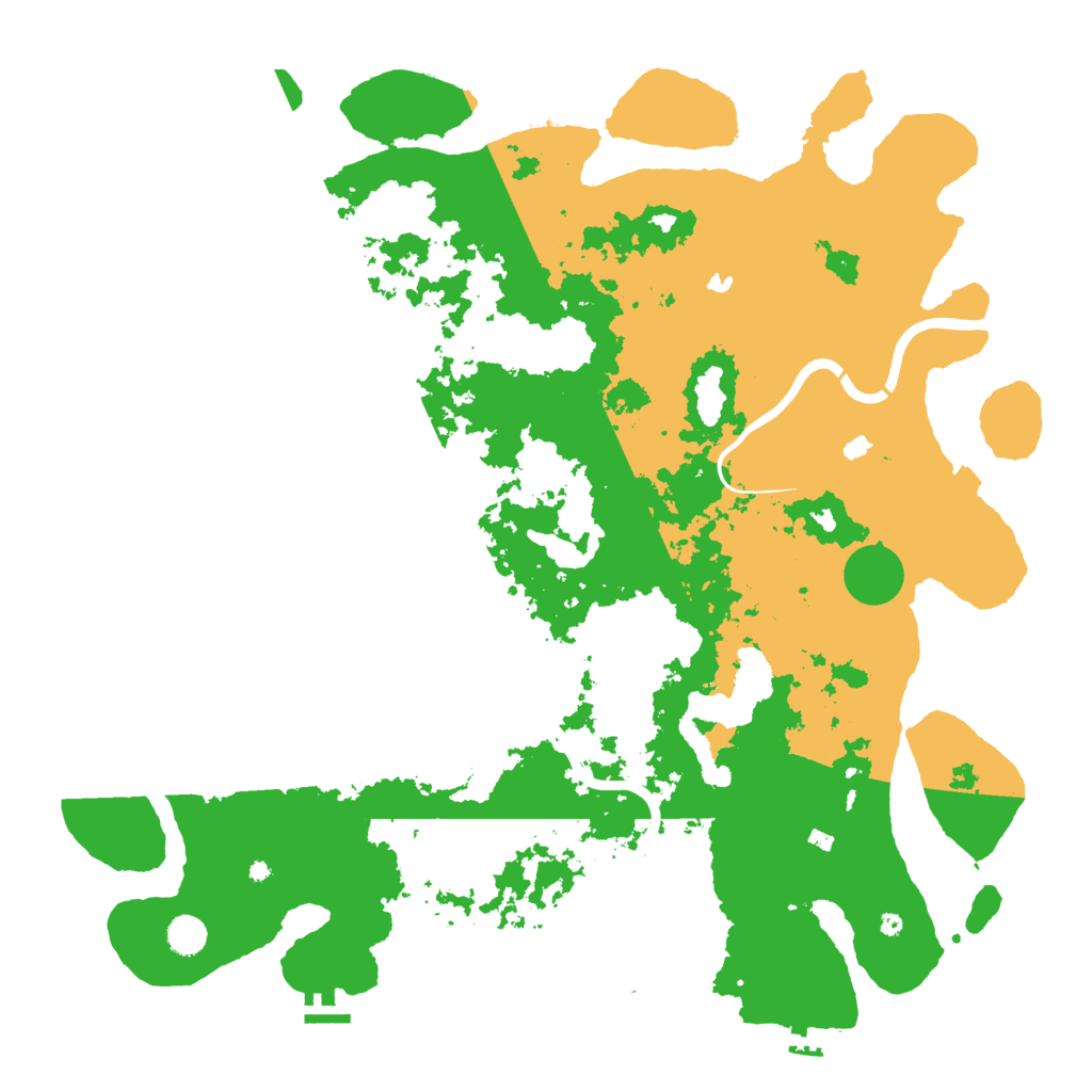 Biome Rust Map: Procedural Map, Size: 4800, Seed: 480878233