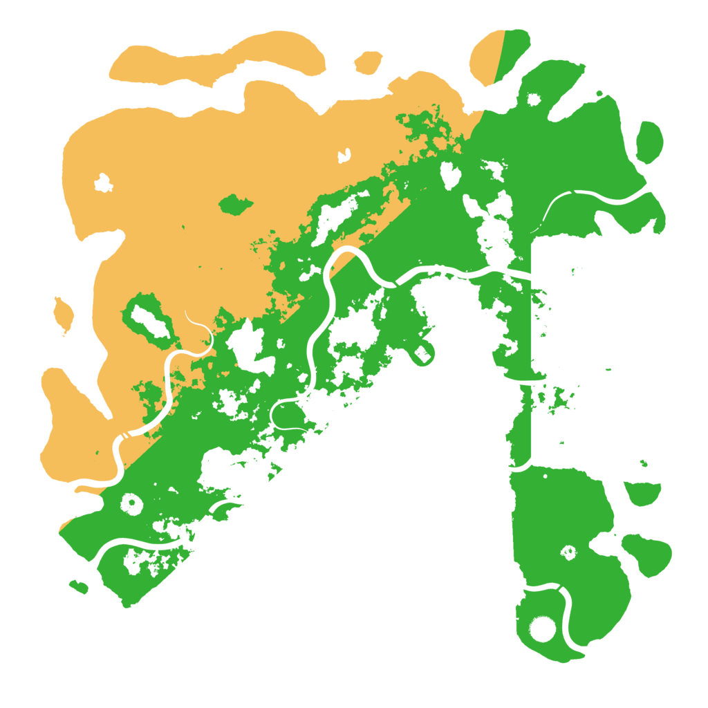 Biome Rust Map: Procedural Map, Size: 4800, Seed: 2060936823