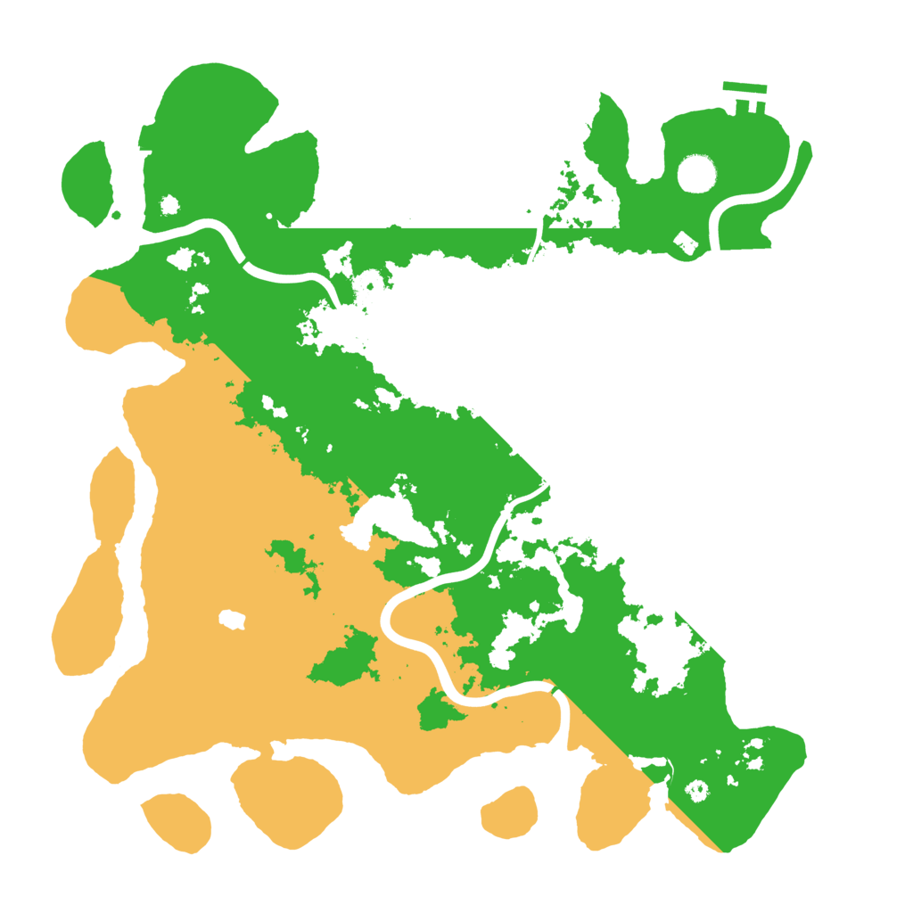 Biome Rust Map: Procedural Map, Size: 4200, Seed: 143254