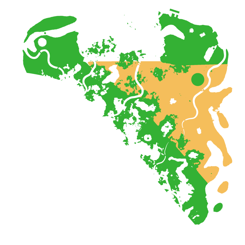 Biome Rust Map: Procedural Map, Size: 5000, Seed: 32822438
