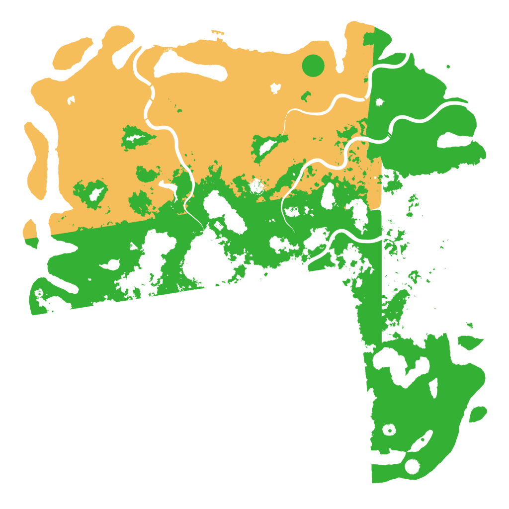 Biome Rust Map: Procedural Map, Size: 6000, Seed: 1687142327