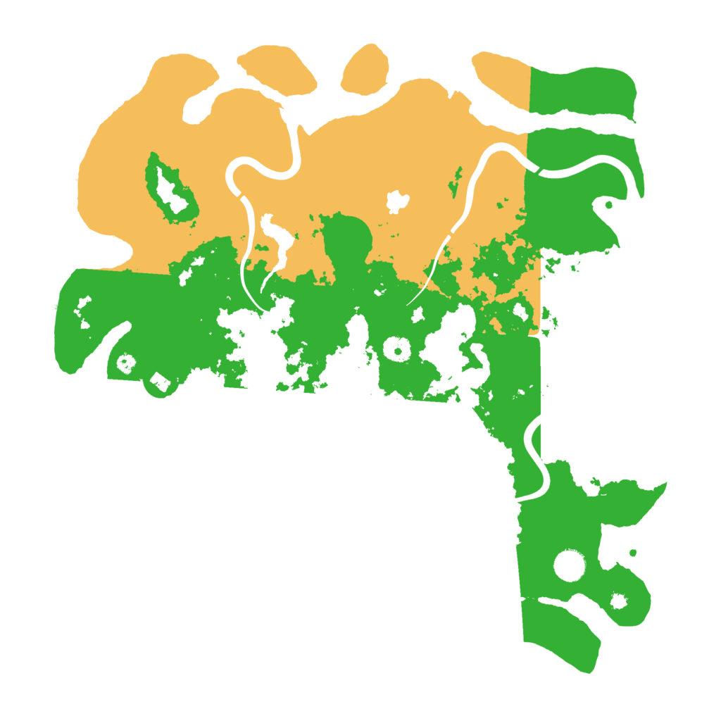 Biome Rust Map: Procedural Map, Size: 4000, Seed: 857391