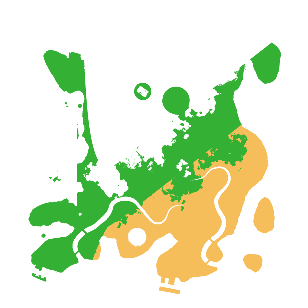 Biome Rust Map: Procedural Map, Size: 3000, Seed: 1446513281