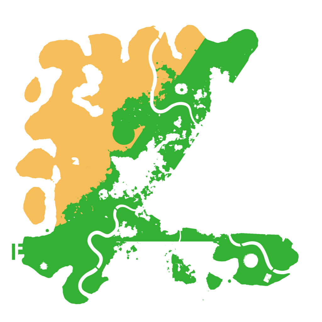 Biome Rust Map: Procedural Map, Size: 4000, Seed: 490058528