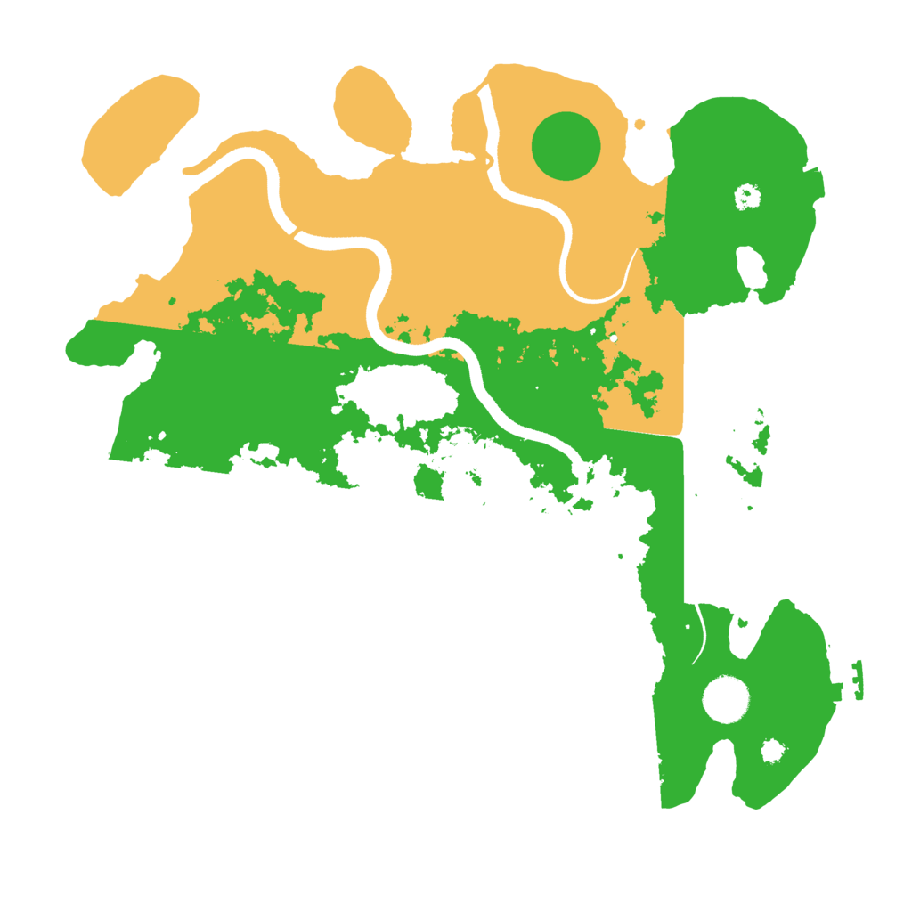 Biome Rust Map: Procedural Map, Size: 3500, Seed: 2010510974
