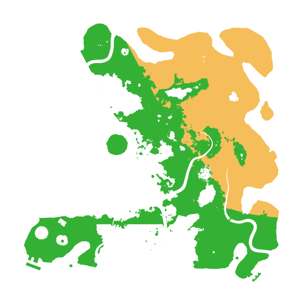 Biome Rust Map: Procedural Map, Size: 4000, Seed: 482917