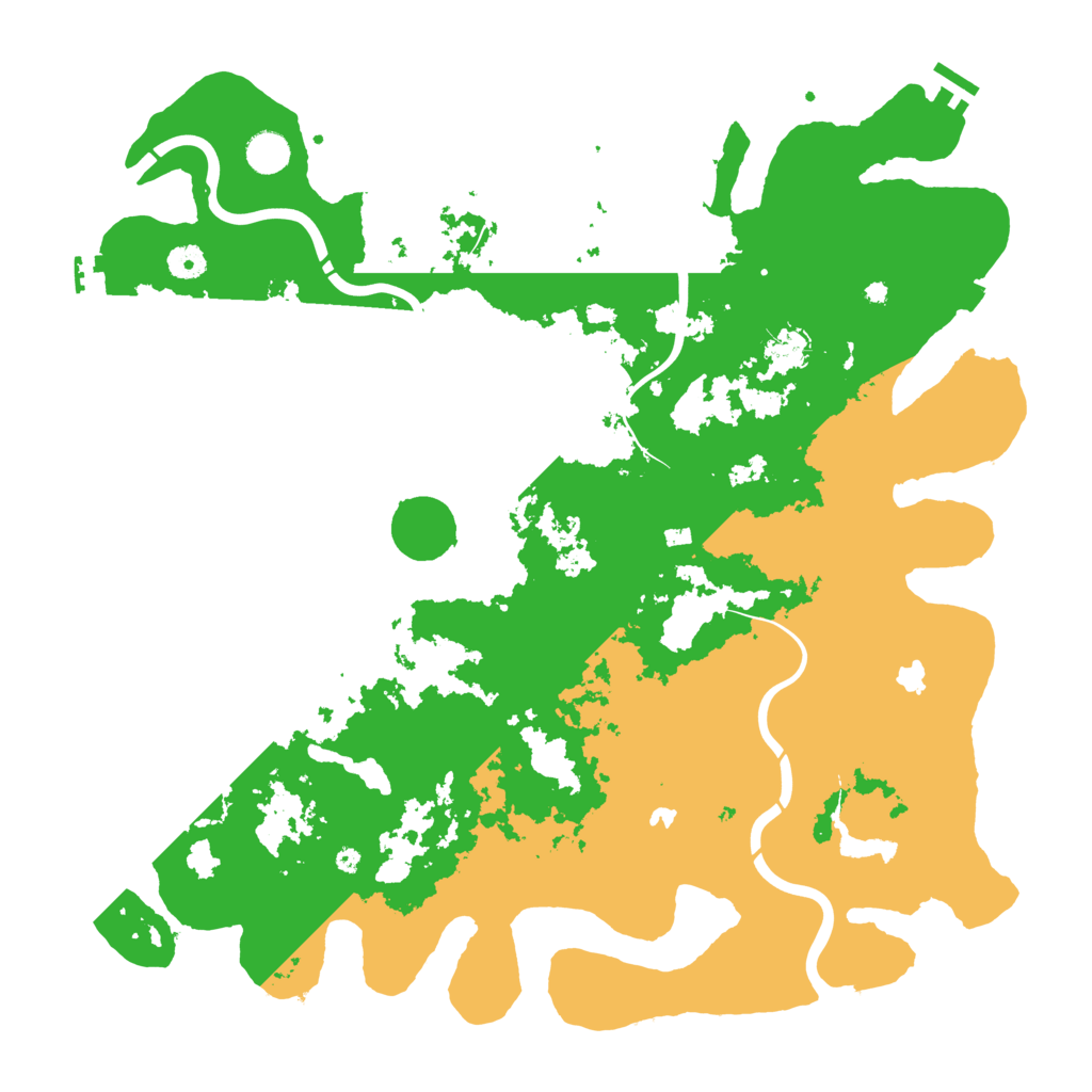 Biome Rust Map: Procedural Map, Size: 4500, Seed: 150284834