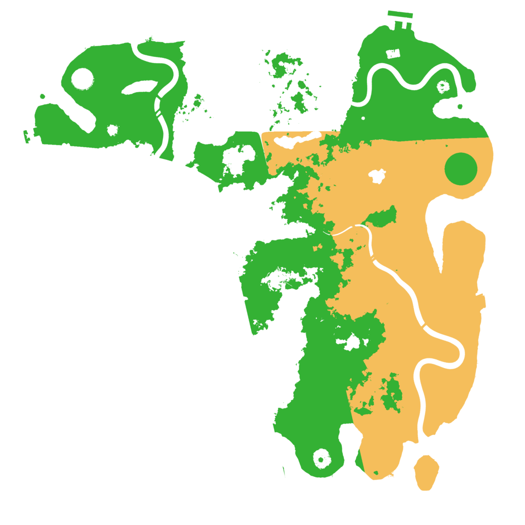 Biome Rust Map: Procedural Map, Size: 4250, Seed: 458877996