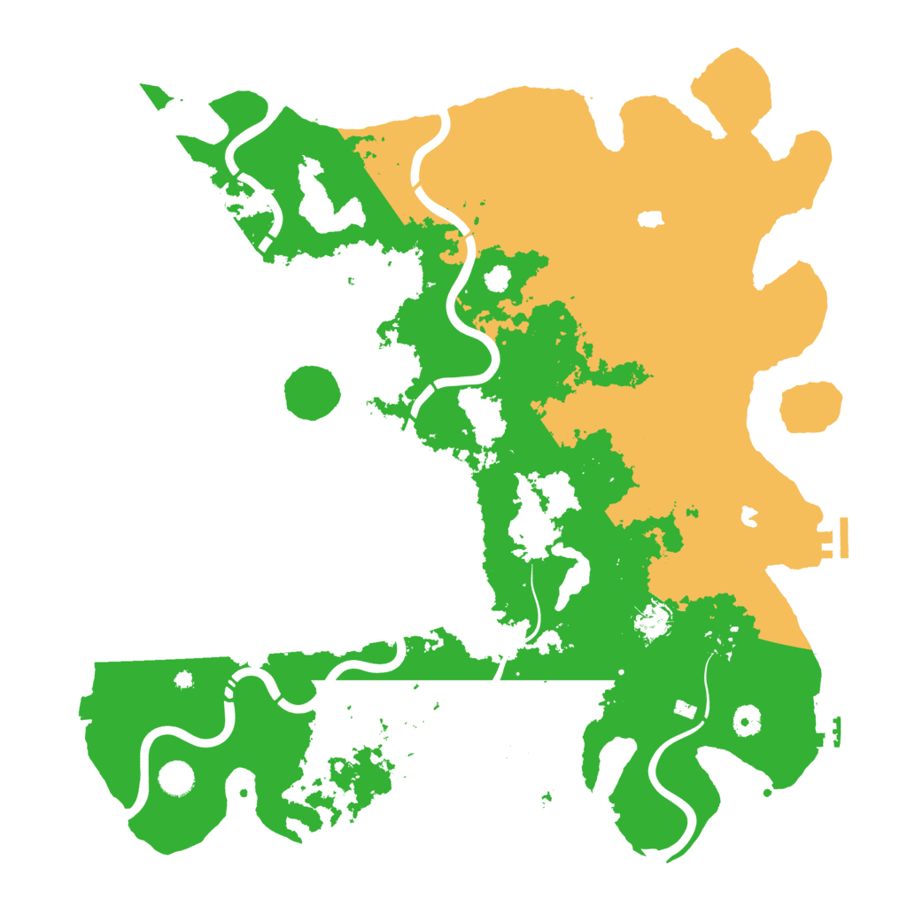 Biome Rust Map: Procedural Map, Size: 4500, Seed: 6749