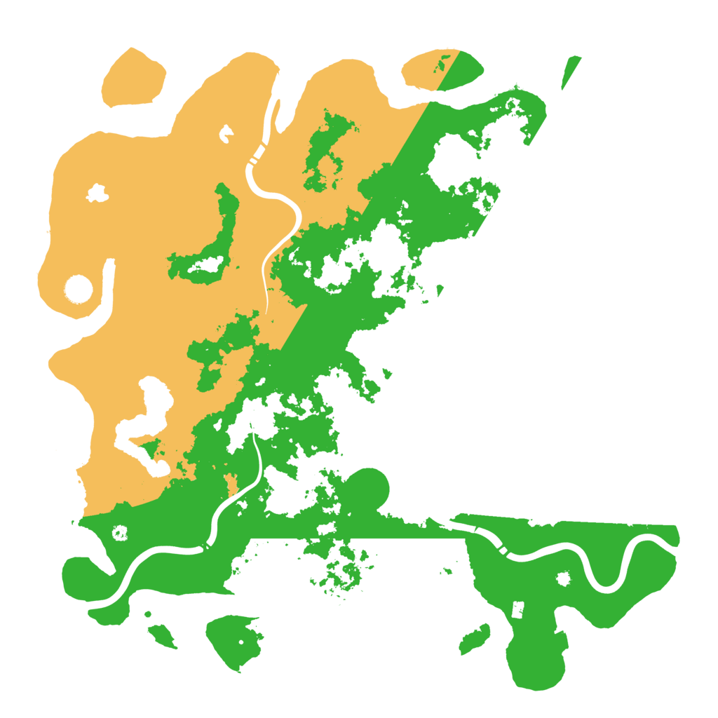 Biome Rust Map: Procedural Map, Size: 4500, Seed: 1710459405