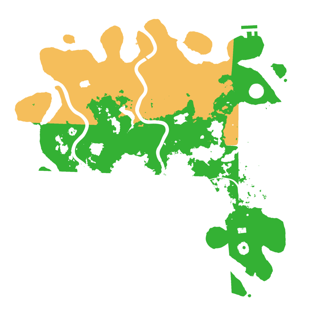 Biome Rust Map: Procedural Map, Size: 4000, Seed: 181513927