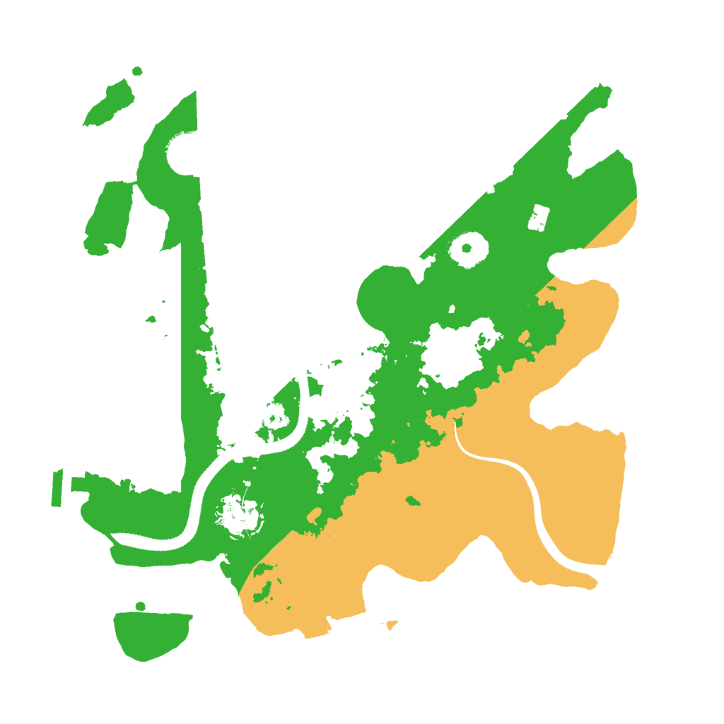 Biome Rust Map: Procedural Map, Size: 3000, Seed: 570120968