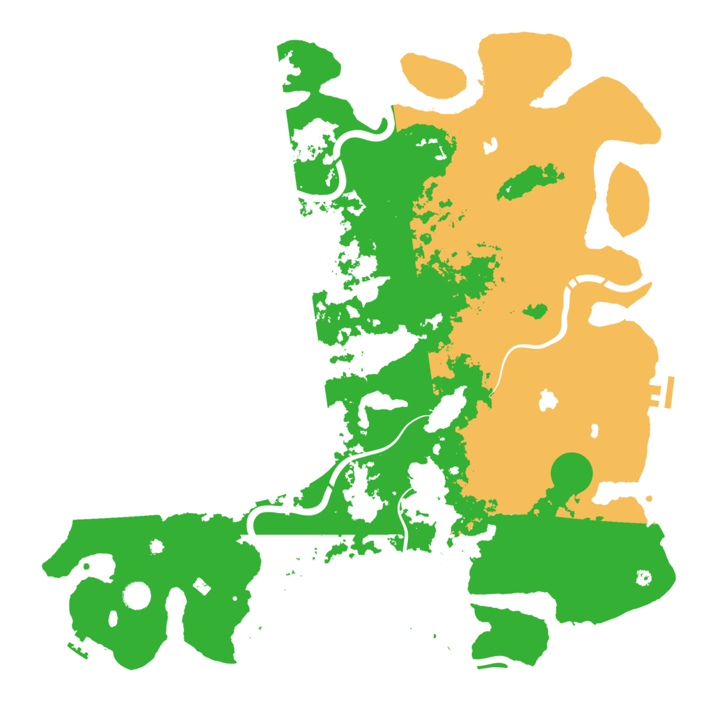Biome Rust Map: Procedural Map, Size: 4500, Seed: 1654835032