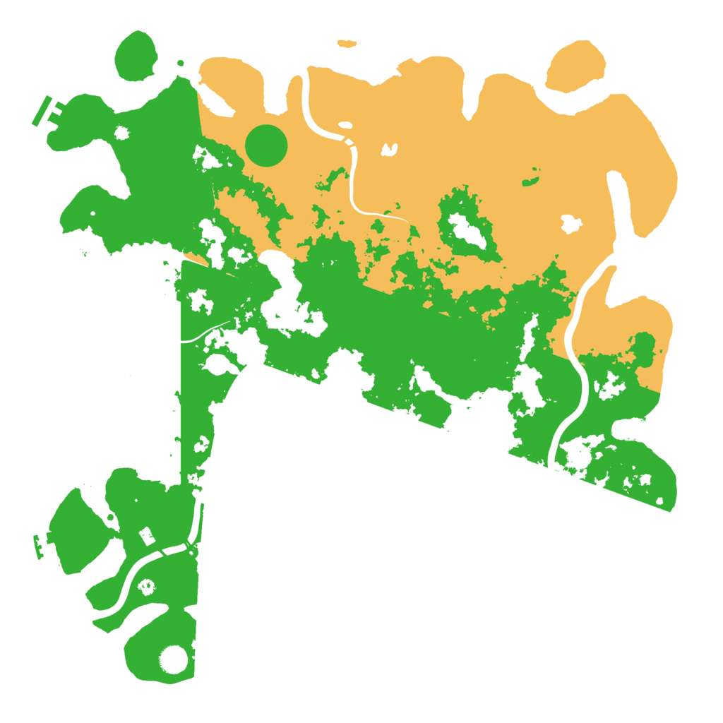 Biome Rust Map: Procedural Map, Size: 4500, Seed: 990073216