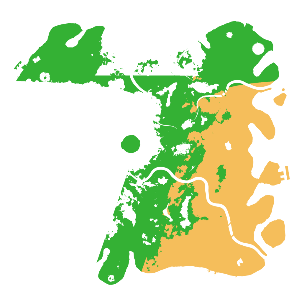 Biome Rust Map: Procedural Map, Size: 4500, Seed: 1932144775